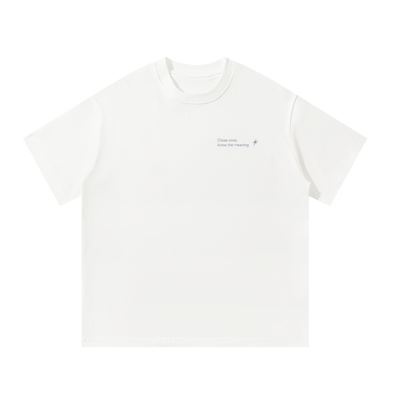 VRTX Close Ones Tee Blanca frontal | color:blanco